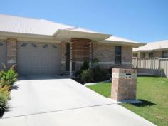122B Mansfield Street Inverell NSW 2360 This 2 Bedroom brick veneer duplex is approx. 2 years old Both bedrooms are good sizes and have built in robes Open plan living space with reverse cycle air con + gas point Stylish kitchen with breakfast bar & dishwasher Single lockup garage with auto door & internal access Level block with private fenced back yard Ideally located close to town & schools