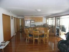 FRASER ISLAND
For Sale $995,000
Do not miss this opportunity to consider your
options with one of Fraser Islands most grand properties, situated at 1
Eliza Avenue, Orchid Beach.Set on well over half an acre of well grassed
and landscaped gardens, is this massive residence which at present is
in four parts.
Main Residence – Comprising huge open plan living area, spacious
modern kitchen, highly polished floors, 2 bedrooms, extra large bathroom
with double bowl vanity and spa bath plus wide verandah with ocean
views.
First Floor Unit – Situated on the upper level and comprising a
spacious open plan living area, modern built in kitchen, highly polished
floors, 3 built in bedrooms, main bathroom plus laundry and wide open
verandah with ocean views.
Ground Floor Unit – Situated on the lower level and again comprising
a spacious open plan, modern built in kitchen, easy clean tiled floors
throughout, 4 built in bedrooms, main bathroom, laundry facilities and
lower level front patio flowing out onto well grassed yard and gardens.
Ground Floor/Caretakers Residence – Currently utilised as a
multipurpose area and suitable for extra living area, including full
bathroom and kitchen facilities or caretakers residence incorporating
internal office area.
Other main features of the property include 24 hour solar power with
backup diesel genset, automatic underground irrigation system, good
bore, full BBQ and fish cleaning facilities plus boasting plenty of
privacy. Only minutes away from airstrip, shop, fuel and all the world
renowned features of Fraser Island – 75 Mile Surf Beach, Waddy Point,
Indian Head, Champagne Pools, Ocean Lake and great fishing, to name a
few.
To fully appreciate what is on offer with this grand property, an
inspection is an absolute must. To find out more or to arrange an
inspection, contact Wal Pavey Real Estate on 07 4123 3555, or Wal Pavey
direct on 0408 062 858.