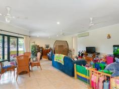 24 Bambusa Terrace Mt Sheridan QLD 4868 Forest Gardens – Side Access + One Neighbour This
fully air-conditioned 3 bedroom plus study home is ideally located
higher up in Forest Gardens and has only one neighbour. The tiled
spacious open plan living areas consists of dining, family and lounge
areas and adjoins the modern kitchen with dishwasher provision, electric
cooktop, rangehood, overhead cupboards, wall oven tower, large fridge
space and servery to the paved rear patio. All bedrooms are carpeted
with the huge main bedroom boasting walk-in-robe, ensuite with his and
her basins, separate corner spa and shower and private toilet while all
other bedrooms have built-in robes. Other features include double
door front entry, security screens, curtains and blinds, insulation,
electric hot water, internal laundry with linen, walk-in storage room,
main bathroom with combined shower and bath and remote double lock-up
garage. The fully fenced 650m2 yard has double gate side access to store
a boat or trailer with still plenty of room for a pool and kids to
play. Currently rented @ $370 p/w until 11/11/14