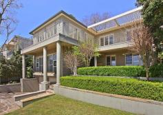 1 Collingwood St Woolwich NSW 2110 Fantastic Double Storey House With Stunning Waterview. This designer house offers a rare peaceful and luxurious life-style in the Lower North Shore area. The house is located high above the, preserving the quietness of Lane Cover River and protects your privacy. Lay back in your large balcony and enjoy the prestigious water view. A superb combination of master-class built quality and low maintenance. Double Brick with European styled interior finishes. A stunning classic open-plan kitchen connecting with oversized north facing dinning and living areas through out to tiled balcony overlooking Lane Cove River, floor to ceiling glass bi-fold doors create a spectacular inside/outside effect and naturally ventilate the building. Marble floor throughout the house, and high quality timber floor in all bedrooms. All four bedrooms are light-filled north facing with undisrupted water view, plenty of storage space in every room. Double vanity ensuite in the master bedroom.