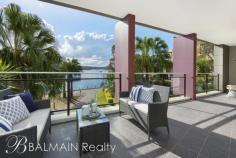 203/31 Margaret Street Rozelle NSW 2039 Positioned on the absolute waterfront of 'Balmain Shores' & taking in intimate harbour views from every room this superb apartment offers a peaceful and private outlook with a sun-drenched northerly aspect to enjoy outdoor living year round. Found just a short stroll from Darling Street's cafes & restaurants, pubs, boutique shopping, parkland & waterfront reserves, schools, express public transport & the 'Bay Run' with residents enjoying access to resort like facilities. Property features include; - Over sized 23sqm covered entertainer's balcony - Spacious open plan living / dining that flow seamlessly onto the balcony - Ducted air-conditioning - Gourmet kitchen with wrap around benchtops & pull out pantry, stainless appliances with gas cooktop, rangehood & dishwasher - Two well appointed bedrooms both with water views & access to balcony - Two stylishly appointed bathrooms. Main features separate bath & shower - Separate internal laundry - Secure under cover car space with level walk into apartment - 7sqm lock up storage cage on title - Situated on level 2 of 5 levels - Under cover visitor parking - Lift & secure building access with intercom & CCTV security - On-site building manager, restaurant, childcare centre & convenience store - Access to a 25m heated indoor lap pool, outdoor plunge pool, spa & saunas - Pet friendly subject to strata approval