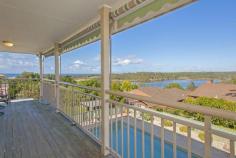 169 Lyons Road Sawtell NSW 2452 Breath Taking Views With breath taking views of Bonville Creek and the Pacific Ocean in the East across Bongil Bongil National Park to the Great Dividing Range to the West this property has a very relaxing setting, luxurious lifestyle and all just moments from Sawtell main street and beaches. Designed over two levels for the extended family, or income earning occupation. Upstairs provides the renovated 2 bedroom, bathroom, living and glorious stone kitchen (complete with sensational 900mm stainless steel gas cooking) all with the most amazing views on offer in Sawtell. The main bedroom is bigger than King size with ocean views, and big built-ins. Solid hardwood polished flooring runs throughout this level. A spacious undercover entertaining deck on this level give you the ultimate lifestyle and overlooks your 11m in-ground salt water pool. Downstairs the living options abound with a further three great sized bedrooms, two bathrooms, two large living spaces, and a second kitchen! All accessible via its own private entrance this downstairs entrance this area could easily become a home business, permanent or student accommodation, or allow your retiring/downsizing family to live within the one home, yet with their own privacy and space, all on ground level.