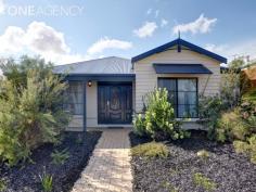 1 Batoni Way Ashby WA 6065 You may have a variety of houses to choose from, but few offer the
internal space, ease, comfort and the low maintenance lifestyle
combination that this Dale Alcock home does! Ideal for Buyers looking
for a roomy, fuss free home, with inviting living areas, big bedrooms,
and easy care outdoor living. This corner block property, close to
transport, shops and parkland is a super, value packed residence and
deserves your immediate inspection. This perfect lock and leave dwelling
hits the right spot for downsizers and small families too! Dont be
shy, pick up the phone so we can arrange your immediate inspection of
this fabulous home!
3 generous bedrooms, 2 bathrooms, family/dining, decked shaded alfresco area with low maintenance bush gardens.
* As you walk through the front doors of this attractive home the first thing you notice is how inviting and warm this space is.
* Contemporary colours flow throughout this customised, feel good home.
* The very generous sized living areas feature high cathedral
ceilings and timber floors make this a great space to relax and enjoy
the peace and sanctuary this home offers.
* Adjoining the living areas is a delightful kitchen with ample
drawer, cupboard and bench space. With deep built in pantry,
Westinghouse appliances including gas cooktop, electric oven and range
hood all await your culinary creativity!