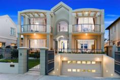 9 The Little Grand Parade BRIGHTON-LE-SANDS NSW 2216 A Unique master built statement. This prestige luxury residence is an architectural masterpiece and located on a waterfront position known as, (The Little Grand Parade) on the shores of Botany Bay with uninterrupted panoramic water views and set on a parcel of land in total area of 870m2. The residence offers easily accessible beachfront lifestyle with a short stroll to Brighton-Le-Sands beachfront lifestyle Cafe's, restaurant's moments away and easy access to the city, domestic and international airport. First time offered, this unique prestige property is more than just a residence. It was cleverly designed with 180 degree water views across Botany Bay with huge curved glasses windows for natural light filtering through out and large open plan living and entertaining areas. The residence is a three level property and offers six over sized bedrooms, all with en-suits, polished floorboards, and access to the balconies with one of the bedroom been located on the ground level. Two large living areas, a separate study area, media room, large theatre/rumpus room, an internal lift and a majestic staircase. All living areas with granite floors and imported purified floor tiles. A polyurethane kitchen with European stainless steel appliances, granite splash backs and bench tops. Ducted split system air-conditioning, gas heating and cooking facilities. An in ground heated pool and spa, entertaining BBQ area, and a council approved granny flat at rear of the property been 68m2. This is a once -in-a lifetime opportunity to purchase this remarkably world class prestige residence.