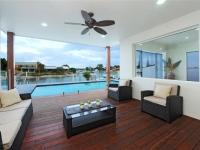Oak Court Minyama Qld 4575 With its stunning outlook over the pool deck to the canal from the dinning room and kitchen, and free flowing perspective created by its atrium ceiling, this home will simply take your breath away. This lowset, Balinese style home boasts timber bi-folds throughout, spacious bedrooms, a fully functional outdoor kitchen with large deck and plasma/LCD provision; is the perfect home for the ultimate entertainer. With Mooloolaba beach 5 minutes boat trip away from your personal pontoon, this home is the perfect slice of paradise that embodies everything that is the Sunshine Coast.