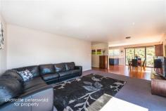 81 Pottery Road Lenah Valley TAS 7008 Ideally located on Pottery Road offering the quiet seclusion and idyllic setting for which this particular enclave is renowned, schools and local services are mere minutes away and this particular property represents outstanding value in relation to the accommodation and features on offer. Deceptively spacious from the street frontage and set over two levels, upstairs offers entry leading to generous open plan living and dining with adjacent deck overlooking backyard, complimented by the striking charcoal kitchen with breakfast bar, pantry and stainless steel appliances. The master bedroom with ensuite and walk in wardrobe also on this level. Accommodation on lower level comprises three further bedrooms, immaculate all white main bathroom with separate shower and bath, plus generous fourth bedroom with deck, which could easily be used as an additional living space for children or teenagers if required. Separate laundry with access outdoors to the delightful rear gardens complete with picturesque creek and vegetables beds, safely fenced for the younger members of the family. Accurately priced to reflect current market conditions, this appealing home certainly deserves an inspection.