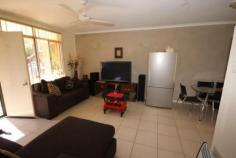 42/111 Bloomfield Street Gillen NT 0870 MODERN AND CUTE TWO BEDROOM UNIT ! Immaculate two bedroom ground level unfurnished unit with beautiful courtyard and security screens t/out. Main bedroom with carpet, blinds, built in robes, fan and reverse split air conditioning. Rear 2nd bedroom also with fan, carpet, blinds and built in robes. Fully renovated bathroom with floor to ceiling tiles, shower only and new vanity. Open plan & spacious tiled living/dining area with fan, blinds, split reverse air conditioning with access to rear courtyard through glass sliding doors. Modern kitchen with electric cooking, ample cupboard & bench top space. Internal laundry also with cupboard space and leading to rear courtyard. Separate storeroom and garden shed for storage. Welcoming veranda and fully fenced courtyard for outdoor entertaining. Single car parking at front of unit, communal pool in complex. Sorry, no pets.