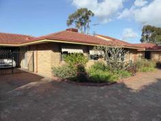2/15 Lalor St Scarborough WA 6019
Here is a great opportunity to purchase
this lovely triplex villa in a quiet complex in Scarborough! The owners
are relocating and are sad to say goodbye. The owners have enjoyed
many wonderful years living in their villa and will miss the great
beaches, cafe and restaurants and being so close to the city. (Not
forgetting IKEA). This villa has so much charm and ambiance
through out, with many features including the lush gardens, separate
entrance, open plan living area, terrific modernised kitchen with plenty
of cupboards and stainless steel appliances. A great master bedroom with large triple built in robe that overlooks the private courtyard. The
bathroom has been renovated and you will love the large double shower,
corner vanity, heated towel rail and full tiling to the ceiling, very
fresh and bright. If you enjoy sitting outside then you will
adore the courtyard, very private with a lovely garden, mirrors to high
light the area and mood lighting at