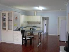 18 Braeside Rd Katanning WA 6317 Open Plan Living House - Property ID: 746504 Ideally located close to the country club and opposite the bowling club with four bedrooms plus study. A modern open plan kitchen/living area with plenty of cupboard space in the kitchen. This open living area has floating floors, a gas hob and a reverse cycle air conditioner in the lounge. The master bedroom has an ensuite and walkin robe. The second bathroom and laundry are to rear of the house. A glass sliding door take you out to the decked back veranda. A double garage is to the right of the home. The back yard is well fenced to allow for a play area for the kids. If you are looking for a larger home close to the counrty club and bowling club then look no further. Print Brochure Email Alerts Features Land Size Approx. - 984 m2 Built-In Wardrobes Close to Schools Close to Shops Garden Secure Parking Decked veranda