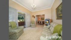 106 Pittwater Road, Gladesville, NSW 2111 This brick home is being offered for sale for the first time since built in 1946. With a north west facing rear aspect the property is perfectly located to Boronia Park shopping village, Boronia Park Primary School, regular bus transport and many parks. The home offers high ceilings, timber windows, original floorboards under carpet, ducted air conditioning, a large lounge room, formal dining room, three bedrooms, main bathroom and second toilet and an eat in kitchen that flows to a sunny verandah. There is a lock up garage, workshop, under home storage and a rear and side grassed yard. A fantastic opportunity to extend and modernise the current home or perhaps build a new home and take further advantage of this land and location.