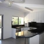Gordonvale QLD, 4865 3 bedroom home with an additional 4 th room located at the back of the property with ensuite. Air conditioned living area open to kitchen compete with overhead cupboards, dishwasher and gas stove. All bedrooms air conditioned and have robes. Double remote gate keeps property secure. Long carport/open patio, large 3 bay shed with 2 roller doors. Large rear fenced yard also has a sand pit and large garden shed. Avail 01/10/2014. Pets Neg