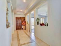 6 Rosander Pl Bargara QLD 4670 OPEN THIS SATURDAY 13/9/14 11.00AM - 11.30AM STYLISH EXECUTIVE HOME IN CENTRAL BARGARA This
home has been designed, built and maintained to an impeccable standard
for those seeking a premium, low maintenance relaxed and privileged
lifestyle with ocean, beach, major shopping Centre, golf course, park
land and the lovely boardwalk all in walking distance. THE HOME INCLUSIONS: -Spacious separate formal lounge room -
The gourmet kitchen boasts Westinghouse appliances, dishwasher, double
size fridge space and large pantry, an abundance of bench and storage
space. -The adjacent open plan family/living and dining room with
exquisite wooden plantation sliding shutters and wide open sliding doors
lead out to massive covered alfresco entertainment area will
accommodate large gatherings. -The master suite comprises a king size
bedroom, generous walk-in wardrobe and magnificent bathroom with spa
bath, shower and separate wc. -45x45 tiles throughout the informal and wet areas - Ducted reverse cycle air-conditioner, Security screens and timber blinds throughout, as well back to base security system -Insulation -Termimesh
system in place as well as professional pest inspections done quarterly
with a yearly though inspection for extra peace of mind when it comes
to termites and other pests -Outside security lights -11x190 watt solar panel system -Fully fenced yard with irrigated established gardens -Good Size 769m2 Allotment -Peaceful Cul-de-sac Street Rates: $1,491.00 per half year based rates notice for half year ending 31 December 2014 Age: Approximately 10 years old - only one owner, home looks like new with all the extras This home is an absolute pleasure to present to the market. Should
you require any further information or would like to arrange a private
inspection of this exclusively listed property please call the listing
agent Violette Sinclair. Property Snapshot Property Type: House Construction: Rendered Land Area: 769 m2 Features: Alarm Built-In-Robes Ceiling Fans Close to schools Close to Transport Coastal Combined Kitchen & Dining Courtyard Dining Room Dishwasher Ducted Heating Ensuite Entertainment Area Established Gardens Formal Lounge Fully Fenced Yard Remote Control Garaging Rumpus Room Security Gate Security Screens Spa Walk-In-Robes