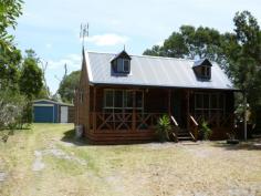 12 Eighth Ave Raymond Island VIC 3880 CUTE COTTAGE ON RAYMOND ISLANDCharming timber cottage on large allotment situated close to the lake. The main home comprises open plan living with high ceiling, split system, three bedrooms, (third bedroom is a loft bedroom), bathroom and laundry. Large undercover alfresco area for outdoor living and BBQ. There is also a shed which has been lined and includes a shower and toilet, perfect for guest accommodation. Fantastic holiday home.