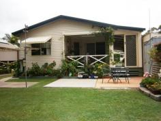 57/208 Elizabeth Street, Urangan, Qld 4655 Beautifully Presented - Over 50's Charming well presented cosy cottage. Located in Sugar Coast Village Relocatable Home Park. Entertaining area at rear overlooks beautiful tranquil parkland. This Villa features: * 2 bedrooms, both with built in wardrobes. * Bathroom with separate shower and vanity. * Spacious modern kitchen. * Study / Hobby room * Separate laundry * Lockable workshop and garden shed This pet friendly Village facilities include, swimming pool, gym and community hall. To arrange an inspection, call Burrum District Realty.
