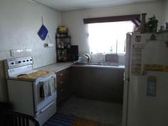 2/33 Chippendale St Ayr QLD 4807 EXCLUSIVE. Incredibly affordable masonry block Unit in a complex of just four (4) units. Located on the top floor. CURRENTLY RENTING FOR $165 PER WEEK!! Two (2) bedrooms. Laminated kitchen. Spacious living areas. Outdoor verandah. Internal laundry. This Unit is within walking distance to the Ayr CBD, Hospital, Medical Centre, High & Primary Schools etc. Call David 0438 079 166 or Dianne 0417 079 165 for details or an immediate inspection. Features Safety Switch Smoke Alarms Ceiling fans Property Details Bedrooms 2 Bathrooms 1 Contact Details Agent David Reguson Phone: (07) 4790 3000 Mobile: 0438 079 166 Contact Details Agent Dianne Reguson Phone: (07) 4790 3000 Mobile: 0417 079 165