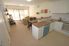 2/80 Stirling Hwy North Fremantle WA 6159 Great lifestyle options with this modern ground floor, courtyard apartment.
The beach is a short walk away. in fact recent tenants have reported hitting the beach every morning before work.
The train station is only 100m away heading to Fremantle or the Perth CBD.
Shops, bars and cafes abound, again within easy walking distance.
This apartment can be a 2 bed plus study or 3 bedroom home. It is airconditioned and has 2 secure parking bays.
The really great benefit here is a 35sqm private courtyard leading off from main bedroom and living room.
The rear lockable gate gives you direct access if you are bringing sandy feet back home from the beach.
Secure this superb beachside position and be living here this summer.