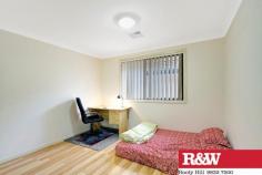 3 Waratah St Rooty Hill NSW 2766 NEAR NEW LEASED AT $550.00 PER WEEK OPEN HOME SATURDAY 6TH SEPTEMBER 2.30PM - 3.00PM! * 4 Bedroom brick veneer home * Boasting separate lounge room * Dining room off the large polyurethane kitchen with gas cooking & stainless steel appliances * Spacious bedrooms all with mirrored built-in wardrobes * Polished porcelain tiles throughout living areas * Floating timber flooring to all 4 bedrooms * En-suite to the master bedroom * 3rd toilet downstairs * High ceilings * Ducted air conditioning & alarm * Single lock up garage with remote * Huge storage/workshop/cellar * Currently leased at $550 per week until April 2015 * Easy access to M4 & M7 Motorway * Ideal investment opportunity * Approx block size 255.49m2