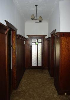 101 Simpson St Wellington NSW 2820 Property Description Transform this into something spectacular! Auction on site at 11am 20th September 2014. An inviting facade leads you to the delightful features on offer that include leadlight windows, colourised glass, polished floor boards, plate railings, light pendants and high ornate plaster ceilings. Stained timber panels throughout, although transporting you back to a bygone architectural era, could benefit from contemporary dcor upgrades. There is ample room throughout offering 2 large bedrooms with the possibility of creating an extra bedroom plus office or computer room from the large enclosed rear verandah. Further potential exists in the front bedroom with an adjoining enclosed verandah that would make an ideal spot for a walk in robe with ensuite if required. The loungeroom is well sized & features the stained timber finish also found in the hallway while the kitchen and sizable bathroom are in need of refurbishing. Split system air conditioning and natural gas connection are in place. There is 1,103 square metre of land with established citrus trees and transportable storage room. Landscaping would simply value add to this wonderful period home while a side driveway leads you to the lock up garage. Located within 700mtrs to Post Office, Supermarkets and CBD of town this is a home that has your name on it. Images reflect properties at the time when the photos were taken. Seasonal changes & maintenance can affect the current presentation and prospective purchasers are urged to use them as a guide only.