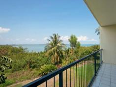 7/91 Progress Dr Nightcliff NT 0810 Discover the ultimate lifestyle of seafront living in this terrific second floor apartment. Exceptional alfresco dining and entertaining is made really special in a picturesque setting on the big balcony with gorgeous sea views and a spa for those hot summer nights. The lovely views are also enjoyed from the big spacious lounge and master bedroom which open out to the balcony. The second bedroom is large enough to sacrifice a section to create a good sized storeroom, if so required, as the builder in his wisdom and foresight already provided a door for the latter. Both bedrooms are carpeted and for cool comfort air-conditioned. The kitchen provides an abundance of wrap-around bench tops and storage, dishwasher and a breakfast bar. All white goods in the apartment are included in the sale. No stepping on toes in the spacious bathroom that features a bathtub with overhead shower, vanity, WC and also incorporates the laundry. This pet-friendly boutique complex of only twelve units is secure with electronic gated entry and there is undercover parking for one vehicle.
