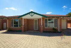 5/39 Cyril St Bassendean WA 6054 GREAT BEGINNINGS This fresh and modern freestanding 3 bedroom villa is not to be missed!! Complete with a semi ensuite, separate entry, lounge and small family room, built in robes, gas appliances, lock up carport with remote door and parking for 2 cars and a gabled patio perfect for entertaining family and friends. Close to train, shops and airport makes this the ideal home for anyone! (Leased until APRIL 2015) *Built 1995 *Security screens *Air conditioner *Lock up carport *2 car bays *Semi ensuite *Block size 268m2 *Unit size 110m2