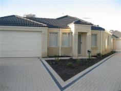 8a Olney Court Balga WA 6061 Nothing To Do But Move On In! This stylish and modern family home is set at the end of a quiet cul-de-sac and offers an ideal investment or first home buyer's opportunity. The home is situated close to Warwick Senior High School, Blackmore Park, Wanneroo Road, Reid Highway, Mitchell Freeway and transport nodes. Entering the home you are welcomed into the well equipped kitchen offering a 4 burner gas cooktop, stainless steel oven, stainless steel rangehood, double fridge recess and ample bench space. The kitchen overlooks the casual dining and generous family room. The three bedrooms in the home are all well sized with the master suite containing a built in robe and ensuite equipped with single vanity, shower and toilet. The other two bedrooms are serviced by the main bathroom offering shower over bath, vanity and toilet. To complete this residence there is air-conditioning to the family room, laundry, double lock up garage and convenient shopper's entrance. Block size: 219sqm Council rates: $1,000.46 approximately per annum Water rates: $821.67 approximately per annum Please note: This property is currently on a fixed term lease until 19th December 2014. General Features Property Type: Unit Bedrooms: 3 Bathrooms: 2 Indoor Features Ensuite: 1 Alarm System Air Conditioning Outdoor Features Garage Spaces: 2 Other Features Close to schools, Dining Room, Outdoor Living