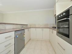 2/25 Dalzell Turn Kinross WA 6028 **HOME OPEN SUNDAY 28TH SEPTEMBER 1.00-1.45PM** DONT DILLY DALLY as this Immaculately Presented Villa wont last long..... Situated at the Rear of this Whisper Quiet Complex you will be delighted to view this one.... Walk through the Front Door which also has a security grill to allow the beautiful fresh air to come through...Once inside you will notice the Neutral Floor Tiles throughout and the very spacious living areas.... The Kitchen is Gorgeous and features Brand New Stainless Steel Wall Oven, Range hood, Gas Cook top and Dishwasher and plenty of cupboards and bench space, Splash back and neutral Tones. The Master Bedroom is situated at the rear of the property and Features a Double Robe and easy access to the newly renovated Semi Ensuite... The Two Minor Bedrooms are both of a good size and both also have Double Built in Robes and Brand New Carpets throughout. There is also a Double linen Press in the Hallway for easy access. Other Features of the Gorgeously Presented Property are Ducted Evaporative Air Conditioning, Insulation, Gas Bayonet to the Living Room, Private spacious Outdoor Entertaining, Single Garage with Built in Storage Cupboard. AND VERY OOW STRATA FEES OF $194 PER QUARTER Call Elaine Now to View on 0415 255 220