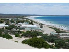 L23 Esplanade Fowlers Bay SA 5690
1011 SQM ALLOTMENT - SHORT STROLL FROM JETTY.
The whales call this place home and slip quietly past only a few hundred metres from the shore.
Aswell as the whales there is a community here which thrives on the
serenity and the magnificent local fishing and other water activities.
You are very lucky to have the opportunity to purchase an esplanade
allotment in one of the tightest held coastal communities in SA.
Contact the agents to make your offer today or register and submit by 31 Jan 14.
RLA 394
Property Code: 346