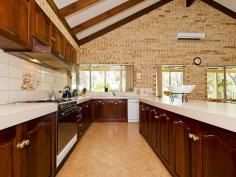 4415 Stoneville Road, Stoneville, WA, 6081 Excellent value, this family home is sure to impress. As you meander down the driveway you cant help but feel you are about to enter your own little world of privacy with the peaceful feeling of being out in the country & yet only 4.5km's from central Mundaring. The north facing, quality built, architect designed brick & Iron home boasts 300sqm of living space. Inside the first thing you notice is the soaring ceilings. The kitchen is perfect for those large family gatherings with heaps of benchspace, lots of cupboards plus a walk-in pantry that has its own workbench. There is also a new 'Emelia' 80cm Upright Cooker, dishwasher and large fridge/freezer recess.