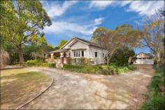7 Cobah Rd Arcadia NSW 2159 Auction Saturday, 11th October, 2014, 11:00am On Site BE ENCHANTED Nestled amongst bigger acreage properties is this absolute character-filled country homestead on a level 1580sqm block of land...well over 1/3 of an acre in imperial measurement. The Federation-style home boasts high ceilings, decorative cornices, polished floorboards and wonderful front verandah. Just minutes from the new Aldi store at Galston and both private and public schools, this delightful slice of paradise is ideal for those coming off larger properties looking to retain the ambience of a rural lifestyle or those wanting to escape residential life, where the blocks are shrinking and the streets are narrowing. Charming single level rural homestead High ceilings, polished timber floors Open fireplace, decorative cornices Double garage, circular driveway Sparkling in-ground swimming pool Flat, rarely found 1580sqm block Lovely grounds and mature gardens Close to both private and public schools