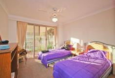 121 Musgrave Street, Coolangatta QLD 4225 Fabulous 2 bedroom, ensuite unit overlooking the wide sandy stretches of Kirra Beach, through to surfers Paradise. Living areas are quite spacious and flow via sliding glass doors to a large entertainment area complete with garden and shade Sails. An ideal spot for alfresco dining or to relax with friends whilst taking in the views. The large master bedroom features Built-in Robes, ensuite and its own access to the balcony, as does the second bedroom.