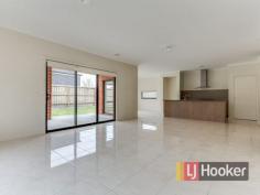 34 Flinders Park Dr Officer VIC 3809 A Wonderful Home For A LifestyleJoin the vibrant Arena community and enjoy the convenience of being less than 1km walk to the Cardinia Road train station as well as supermarkets, speciality shops and restaurants. This two storey home comprising 36 squares under roofline provides ample living space for the growing family. The ground floor opens to a formal lounge and theatre room with either of these living spaces offering flexibility for use as a large home office. A spacious, light filled open plan kitchen, family living and dining area opens onto a covered alfresco, ideal for year round entertaining. Large laundry & powder room service the ground floor, while there is ample under stair storage space. Upstairs incorporates four bedrooms, the master with walk in robe and ensuite, with a main bathroom on this level servicing the remaining bedrooms. An upstairs rumpus works perfectly as a childrens retreat/TV room, opening onto a balcony ideal to relax and enjoy lovely views over the Arena wetlands. The home is fitted with evaporative cooling and zoned ducted heating as well as a 1KW Solar PV System. Double garage has remote control and a low maintenance allotment offers scope for further landscaping. Adjacent parkland and ample walking tracks, wetlands area and playgrounds offers the lifestyle your family deserves.
