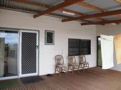 5 - 7 Compston Street, Goroke VIC 3412 Attractive home on 0.4 ha block in Goroke township Lounge with wood space heating, ceiling fan and ducted air con. Bright kitchen with gas range, range hood, B.I.C's, freshly painted 3 bedrooms, 2 with ceiling fans and ducted air con, 3rd. with ref air con Bathroom with bath and vanity 2nd bathroom/laundry with shower recess and heater fan. Undercover decking plus BBQ/ fernery area. 18' x 20' double garage with power. Garden shed, bird aviary, chook shed and fruit trees As new Solahart hot water system. Large rainwater tank and pressure system. Ideal property for a horse or small rural enterprise and close to main street and P12 school. Other features: Close to Schools,Close to Shops,Formal Lounge