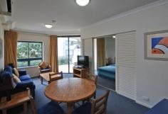 106/99 Griffith Street, Coolangatta QLD 4225 1 bedroom, fully furnished, first floor Unit in one of Coolangatta's most sort after resorts. This Unit features a living area that leads via sliding glass doors to an extra large patio where you can catch the sea breezes and enjoy the views out to the fabulous Coolangatta beach. Sliding louvre doors lead in turn to the bedroom which also accesses the Patio and the bathroom.