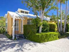 7/36 James Street Noosaville Qld 4566 TOWNHOUSE DESCRIPTION Relaxed Riverside Living Only 200m level stroll from the beautiful Noosa River, this character filled residence is one of eight stand alone townhouses and offers peace and privacy. Featuring high ceilings, a private patio and open plan living. This is a great residence for a couple or single person who values privacy. Alternatively, this would make the perfect lock up and leave weekender - with no maintenance or yard work required. Located at the back of the complex away from the road, this gorgeous townhouse offers 2 bedrooms, 2 bathrooms and a single lock up carport. Situated in a peaceful residential complex and conveniently located only a 2 minute walk to local shops and restaurants. | Free standing single level townhouse – 168sqm | 200 metres to Noosa River | Timber construction - Colorbond roof | 2 bedrooms, 2 bathrooms | Spacious open plan living with high ceilings | Tiled living - carpeted bedrooms | Kitchen with electric cooktop and breakfast bar | Separate laundry off kitchen | Ceiling fans throughout | Single lock up carport
