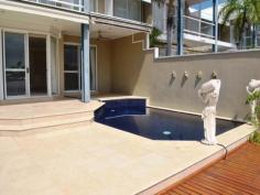 5612 Harbour Tce Sanctuary Cove Qld 4212 Harbour one villa - POSITION POSITION POSITION
For Sale
STUNNING VIEWS OVER THE HARBOUR TOWARDS GEORGE'S
Features Include;
* 3 bedrooms
* Master with retreat, WIR & en-suite
* 2 bedrooms with en-suites
* Partly renovated
* Garaging for 2 cars + 2 buggies
* Great outdoor under cover patio
* Tiled swimming pool
* 50ft jetty with deep water
* Easy care garden
* Tenanted at present - investment
The Sustainability Declaration for this property can be obtained by contacting the agent
THE ULTIMATE LIFESTYLE
When buying a home in Sanctuary Cove it is not like buying a home
anywhere else. It is buying a LIFESTYLE and a way of life that is the
envy of everyone. Residential property prices commence at $500,000.
BEST RESIDENTIAL RESORT IN AUSTRALIA
It cannot be compared with a home at Sorrento, Sovereign Islands, Hope Island or anywhere, it is just incomparable.
INTERNATIONAL GOLF COURSES & SPORT
2 Internationally acclaimed private championship Golf Courses -
The Pines Golf Course designed by Arnold Palmer and the newly
renovated Palms Golf Course. A new 12 million Club house has recently
been completed. The absolute ultimate for any golfer, plus of course all
the excellent associated facilities, professional tuition, pro shop,
driving range, putting greens and a magnificent environment.
Floodlight tennis courts, lawn bowls, 25 metre heated lap pool,
sauna, children's crèche and fully equipped gymnasium in the Recreation
Club.
ULTIMATE LIFESTYLE
The very nature of Sanctuary Cove and the wonderful friendly
community spirit provides residents with the ultimate lifestyle. There
is more to the Cove than in these notes, including special travel
arrangements for school children, bus services, mobile library, twice
weekly rubbish collections even with bins de-odorized, lined and
returned to your property, garden and street maintenance, postal &
news deliveries, even PETS ARE WELCOME.