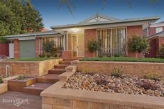 14 Rochford Pl Narre Warren South VIC 3805 Warm and Welcoming Family Home Sale by SET DATE 14/10/2014 (unless sold prior) With
two living areas, 3 bedrooms, 2 bathrooms and a very long list of
features, this is a place that you'll love calling home. Inspect and
discover a family friendly floor plan, warm and inviting colours, and a
few extras you didn't expect. An open plan living area brings
together a welcoming meals and family area, adjoining the neat and
spacious kitchen which has plenty of cabinetry and also offers a
stainless steel pyroclean oven, induction cooktop, and dishwasher. There
is a second living area at the front, perfect for visitors or place
just for parents. The master bedroom features en suite, and the 2
further bedrooms are of a good size. There is also a family bathroom and
a laundry with plenty of cupboard space. Other features of note include
ducted heating, split system, ceiling fans, built in sound system, and
roller shutters to main windows. Outside is the beautifully
landscaped front garden which requires very little work, and a spacious
lawn out the back ideal for those with children. There's also a huge
paved pergola. If you're looking for a comfortable family home for now
and the future, then make a call now to book your inspection. Photo ID Required
