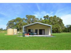 145 Bril Bril Rd Rollands Plains NSW 2441 Weekend Retreat on 32 Acres * Shed home with single car garage * Small tidy kitchen & tidy bathroom / laundry combo * Fireplace in living area * Gas hot water & water tanks * Perfect retreat with kids cubby house & lilly dam * Seasonal creek & 4 paddocks * Approx 30mins to Wauchope * This property does not have building entitlement This information has been provided to us by third parties and we do not accept any responsibility for its accuracy. You should make your own enquiries and check the information so as to determine whether or not this information is in fact accurate. You must make your own assessment and obtain professional advice if necessary.
