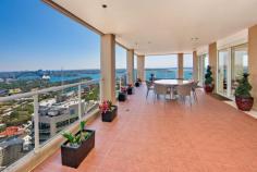 1 Kings Cross Rd Darlinghurst NSW 2010 - Arguably Sydney's finest penthouse apartment offering 3 luxurious bedrooms plus study or 4th bedroom, each with own balcony, WIR and master with stunning double ensuite and sunfilled north facing balcony. - Ilve, chefs style eat in kitchen, plus 2 additional large living/dining areas, each with own fireplace. - Large outdoor entertaining terrace integrates perfectly with the living area encompassing the finest views of Sydney - Ducted reverse cycle air conditioning, parking for 4 cars, masses of storage, 24 hour concierge, express elevator with level access from the garage offering 5 star resort facilities in Sydney's iconic building 'The Elan'. This Penthouse apartment is unique. It's 400sqm of space is all on one level and it functions perfectly, integrating with large outdoor terraces which are all entertainment friendly on an extravagant scale, capturing iconic views of the harbour, the Harbour Bridge, The Opera House and the city. Agent : Adam Regan 0448 188 853