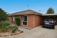 2/49 Cameron Crescent Lara Vic 3212 Here is your chance to secure a smart astute investment
Presented here are generous interiors offering living area adjoining a
well appointed kitchen, bir's to both brm's, functional bathroom and
laundry with added storage. Gas heating and a/c unit will make this
comfortable all year round. A generous low maintenance rear yard adjoins
the carport and additional off street parking.
Walking distance to shops, primary school, pool and park.
Don't miss your opportunity to secure this terrific secure investment
currently Tenanted at $250pw.
Call Tim today for your inspection, act fast!