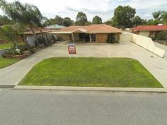 4 Majestic Court Thornlie WA 6108 HOME OPEN CANCELLED - UNDER OFFER Large three bedroom family home with formal lounge and dining, renovated kitchen overlooking the tiled meals/family area. Side access to park boat or caravan undercover. Features Three bedrooms all with built in robes and ceiling fans Renovated Semi ensuite and a separate second toilet Formal lounge/dining Renovated kitchen Tiled Casual meals/living with ceiling fan and gas bayonet Double sectional garage with drive through access to powered workshop Duel driveway with side access Gabbled patio with caf blinds Reverse cycle ducted air conditioning Roller shutters Security Screens Security Alarm Solar panels Three rain water tanks 714m2 Block Built 1984 General Features Property Type: House Bedrooms: 3 Bathrooms: 1 Outdoor Features Garage Spaces: 3 $469,000