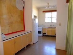 78 Schmidt St Tennant Creek NT 0860 $240,000
Tennant Creek - Buy, Build, Benefit! Bring your creative
ideas to this 1000sqm property zoned MD Multiple Dwelling. Suitable for
three new units or you may be keen to keep the existing three bedroom
home and build additional accommodation at the rear. The existing house
is of solid construction and is positioned close to the front of the
property leaving an enormous space available for development. Rear lane
access will assist in this endeavour. Such enhancements will serve to
improve the whole surrounding area. The property is well located on a
popular street on the western side of the highway, close to churches,
clubs and shopping. The existing house, with some minor improvements
will rent well and this would be a bonus whilst you plan your new
development! The house is air-conditioned with all walls of rendered
brick and built by respected Centralian builders. The outlook for
Tennant Creek continues to be very positive. Mining exploration, new
deposits, infrastructure development on existing mine sites, improved
government services and maybe even a nuclear waste dump all point to
going demand for goods and services. Buy now, plan for the future and reap the rewards long term.
Other features: Built-In Wardrobes,Close to Schools,Close to Shops,Rear lane access