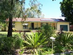 4 Myall Pl Moree NSW 2400 Quiet Greenbah Location
Nestled in a non through street, weathertex home on brick
piers, four bedrooms, built in robes, ducted evaporative air cooling,
kitchen, dining or family room, spacious living room with log fire,
attached lock up garage, garden shed, vegie patch, solar panels. Retiree owner says “serious offers will be seriously considered” !