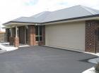 2/11-13 Edith Court Legana Tas 7277 3 Bedroom Unit With Ensuite & Double Garage! Price: $330,000 Large new three bedroom unit positioned in a quiet cul-de-sac and within easy walking distance to the Legana shopping centre. Main bedroom with ensuite and walk-in robe. Huge open plan living and dining room plus beautiful kitchen with Westinghouse wall oven, dishwasher and soft close drawers and cupboards. Large laundry, plenty of cupboard storage space, double garage, low maintenance and fully landscaped. All level with no stairs, wheelchair friendly. Unit Size: 21.7 squares approx. Bedrooms: 3 Bathrooms: 2 Garage: 2 Land Size: 350m2 approx. Phone enquiries to Mark Harris on 0439 017 366 or 6343 0000. Email enquiries please click on the red "ENQUIRE" button at top of page.