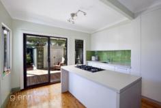 53 Barden St Tempe NSW 2044 The fusion of traditional lines and fully renovated spaces has been
beautifully balanced throughout this 3 bedroom home, framed front and
rear by equally attractive outdoor dimensions in a setting that offers
ideal access to various transport links, schools, Cooks River Reserves
and Wolli Creek shopping precinct. Polished floorboards and high
ceilings define the bedrooms that surround a central living and dining
area adjacent to the stone fitted kitchen which creates its own alluring
mood. Complemented by sliding-doors opening to an alfresco deck,
wrap-around landscaped garden and storage shed, this home is sure to
please. A designer bathroom confirms the flair with which this period
classic has kept pace with present day needs. The effect is exceptional,
further enhanced by the option of off street parking for 2 cars.
• 2 large bedrooms w/ wardrobe space • 3rd smaller bedroom or study • Stone gas kitchen w/ dishwasher & pantry • Covered entertaining deck • Large shed; easy-care garden