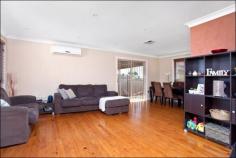1 Auber Glen St Clair NSW 2759 Fall in love with this meticulously maintained & recently renovated
brick home, positioned in a peaceful cul-de-sac close to all amenities
it offers 3 large bedrooms with built-ins to all, two living areas with
air conditioning, fully renovated kitchen with dishwasher and stone
tops, renovated bathroom + 2nd toilet, double drive through garage with
electric roller doors, outdoor entertaining area & low maintenance
yard with manicured gardens. NEED I SAY MORE? Call 9834 2000
Currently occupied with tenants that are happy to stay!