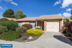 6/3 Lappin Place Gordon ACT 2906 Home ownership won't come much easier than this. Take the opportunity to inspect this appealing & very affordable 3 bedroom cottage in a small, mainly owner occupied complex situated ideally close to pre & primary schools, playing fields, Lanyon shopping centre, Point Hut Pond & less than 10 minutes from the Tuggeranong Town Centre. The property is freestanding & on 1 level, with large open living & dining area complemented by 3 generous bedrooms, separate meals area, good kitchen with gas cooking, & attached brick garage with undercover access. Heating & cooling are well taken care of by gas heating & reverse-cycle air conditioning while the back yard is a good size & private from neighbours. Features: Very affordable pricing, ideal for first home buyers In very good condition & well presented, just purchase & move in On 1 level & freestanding 100m 2 living area Excellent bedroom sizes, 2 with built-in robes Large open living & dining area, separate meals area 2-way bathroom off main bedroom Gas heating & reverse-cycle air conditioning In a small, quiet & pet friendly complex close to facilities Attached brick garage + additional car space Rental estimate: $380 - $410 p.w.
