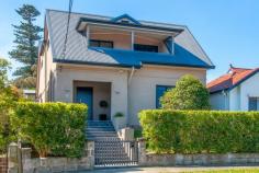 13 Scott St Bronte NSW 2024 Exceptional 5 bedroom family home situated in an elevated position in one of the areas best streets.
Offering a unique rear street access to a double lock up garage and
enjoying ocean views from the upper level, this stylish residence
capitalises on its glorious aspect with sundrenched outdoor entertaining
and living areas.
* 5 double bedrooms plus study/ office
* 3 beautiful bathrooms including ensuite to master bedroom
* Open plan living, dining and kitchen area with travertine tiles
* Additional tv/ rumpus room upstairs
* Living areas open to luxurious deck & salt water pool
* Superb entertainers home or just relax poolside
* Short stroll to Macpherson St shops and 1 minute to Clovelly Public School
* Gas cooktop, gas hot water, outdoor gas BBQ outlet
* Rainwater tank
* Land size 443 sqm
* Back to base security alarm
* Wine cellar
* Quality living in this ultra quiet position!
Council Rates- $2,771.80 pa approx.
Water Rates- $196.47 pq approx.