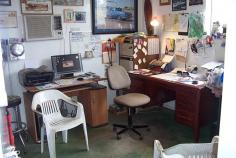 Roger Moore Crescent Warialda NSW 2402 Situated on a 2034m² block with security fence & access through
two sets of double gates. The land has been gravel filled & packed
and is well drained. This all steel workshop has been built for approx
15yrs is 184m²(60’x33’x14’) which includes a lock-up office with A/C,
lock-up parts cage, a 5 tonne loft above office & three phase power.
The shed is served by two side roller doors opening onto a concrete
apron(120m²), one front roller door and a side access door. Included in
this sale is a 4 tonne hoist, Large compressor, 40/ Container, Water
tank, Benches, Vyces, Grinder and three storage cabinets.