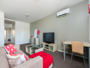 14/1 Gungahlin Place Gungahlin ACT 2912 Moving out of home? Then this is ideal This light-filled secure ground floor one bedroom plus study apartment currently has a 6 month lease in place at $320 per week. As we are nearing the end of financial year this unit may give the return you are looking for. With a functional open plan arrangement, it consists of one large living area incorporating the lounge, meals and large kitchen complete with stone tops and reverse cycle cooling for year round comfort. The lounge opens out to a private northern patio ideal for enjoying a bbq. At the other end of the unit is the master bedroom that will fit a queen bed comfortably and there is plenty of cupboard space in the built-in robe. This room has its own private courtyard as well. Enjoying a prominent location, this unit is only a short walk to the Gungahlin Town Centre, local restaurants, parks and public transport. The unit will be sold with all white goods, tv's and furniture making it ideal for short to medium or long term rental. Features include: . One bedroom plus study room . Currently a 6 month lease in place at $320 per week . Reverse cycle cooling . All on one level . Two secure courtyards General Features Property Type: Unit Bedrooms: 1 Bathrooms: 1 Building Size: 51.00 m² (5 squares) approx Indoor Features Toilets: 1 Air Conditioning Outdoor Features Garage Spaces: 1 Eco Friendly Features EER (Energy Efficiency Rating): Medium (6.0) Other Features Built-In Wardrobes,Close to Schools,Close to Shops,Close to Transport $289,000+
