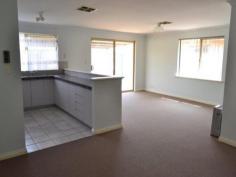 71B President Street, Kalgoorlie WA 6430 Are you looking for that perfect investment opportunity? Look no further...this fantastic brick & iron unit represents an excellent property to add to your portfolio. Centrally located and leased at $400 per week until 24/07/15, this property offers 3 good sized bedrooms, 2 bathrooms, and open plan living. A great sized patio for entertaining outback which overlooks lawn. Features Include: *Recently Painted Throughout *New Carpets *Open plan living *Built in robes *Ducted Air Cooling *Gas Cooking & Heating *Enclosed Yard * Easy Care Garden * Achieving $400 per week * Leased until 24/07/15 *Approx. 300 m2 land entitlement